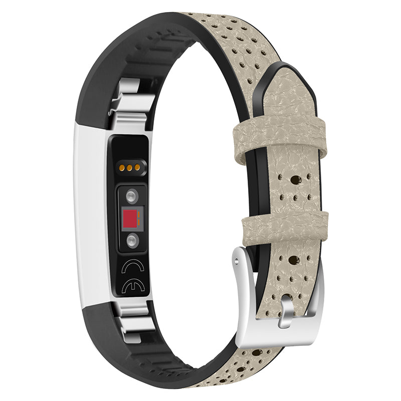 TPU+Cowhide Leather Adjustable Watch Strap Replacement Wrist Band for Fitbit Alta Alta HR Ace TPU+Cowhide Leather Adjustable Watch Strap Replacement Wrist Band for Fitbit Alta Alta HR Ace